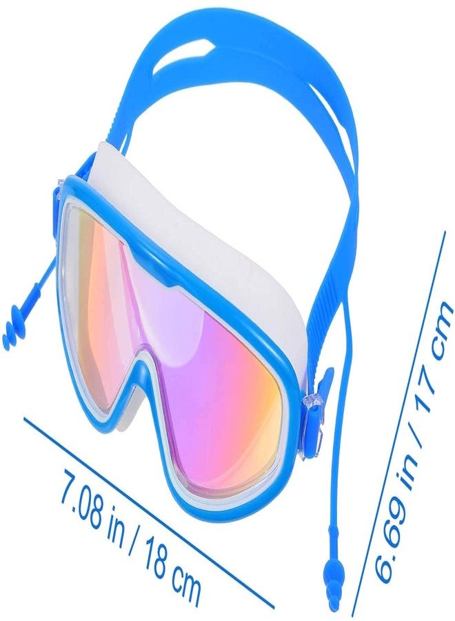 Ritmo Swim Goggles Kids No Leak Swim Goggles Clear Vision Anti Glare Fog UV Soft Silicone Frame Adjustable Strap with Earplugs. - Image 2