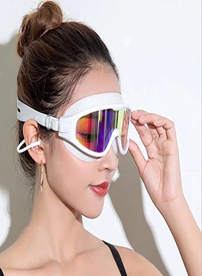 Ritmo Swim Goggles Kids No Leak Swim Goggles Clear Vision Anti Glare Fog UV Soft Silicone Frame Adjustable Strap with Earplugs. - Image 5