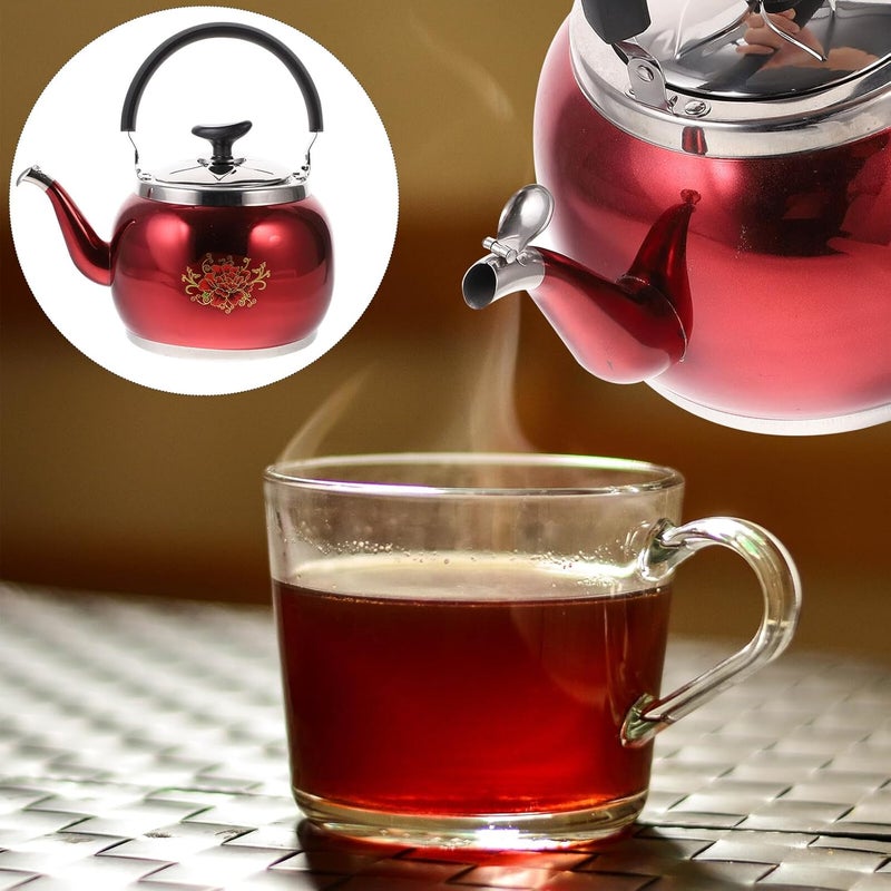 Stainless Steel Whistling Teakettle 4.5l Large Capacity Water Kettle with Anti-scald Handle for Stovetop Boiling Home Kitchen Use - Image 5