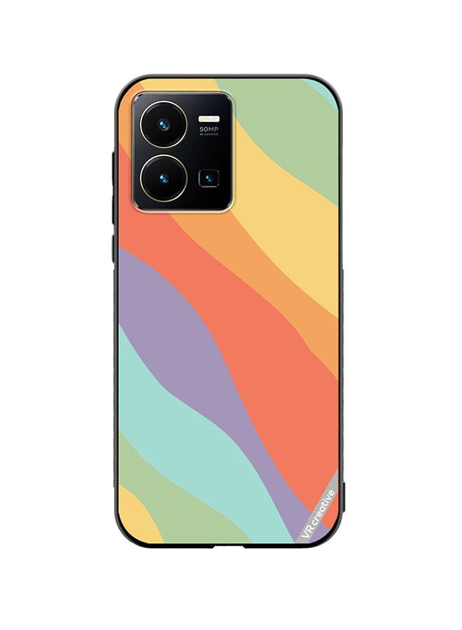 Protective Case Cover For Vivo Y35 Layer Design Multicolour