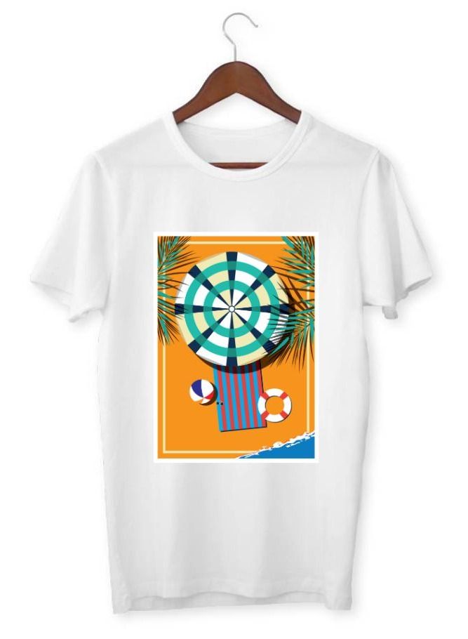 LOUD UNIVERSE Men's Printed T-shirt Beach Day