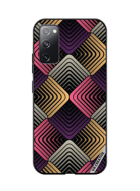 Protective Case Cover For Samsung Galaxy S20 FE 5G Abstract 2 Design Multicolour