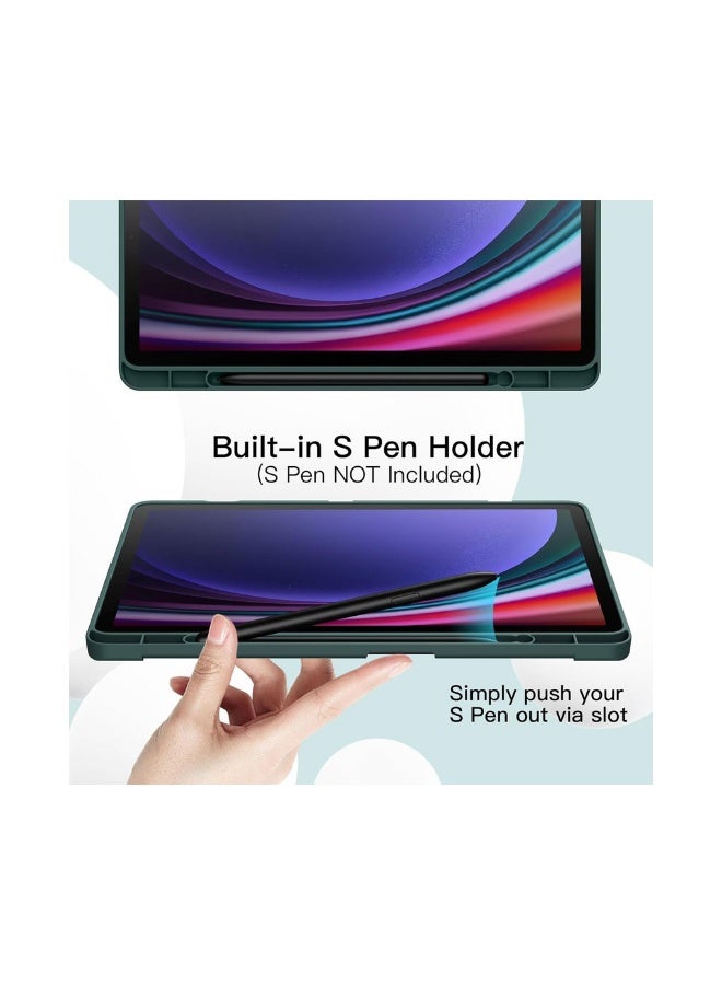 بروتيكت غطاء تابلت من بروتيكت لسامسونج جالاكسي تاب S10 FE+ مقاس 13.1 إنش – حافظة سيليكون مقاومة للصدمات مع مسند ثلاثي وفتحة للقلم – لون أسود - Image 5