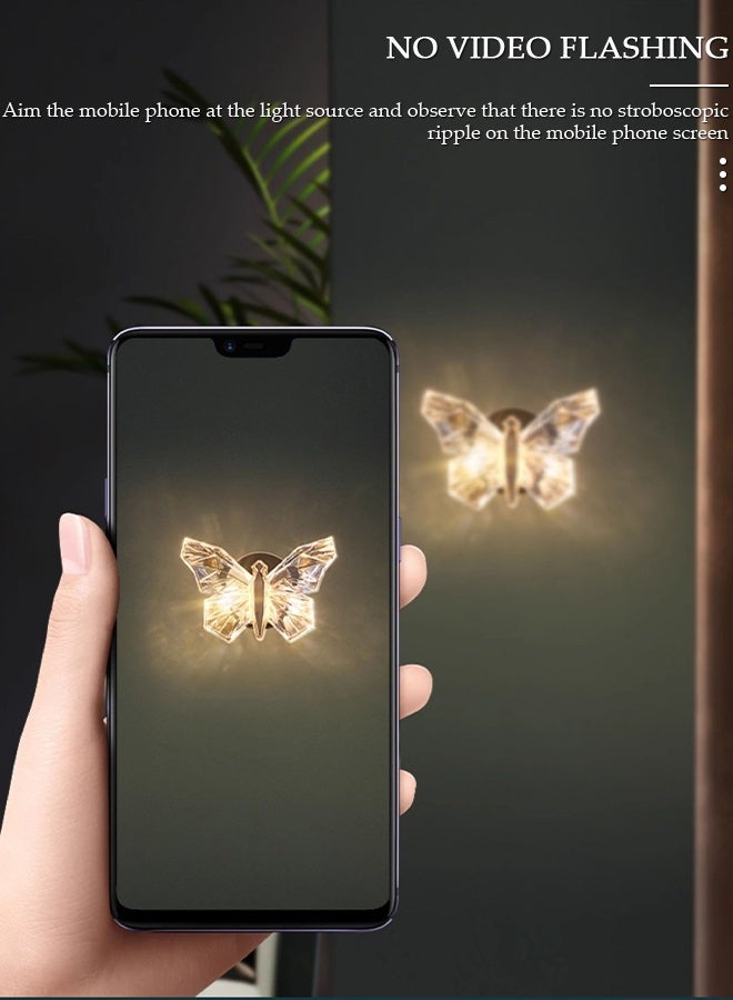 DUNISO أضواء حائط LED فاخرة مصممة على شكل فراشة، مصباح جدارية نوردية، إضاءة داخلية، ديكور غرفة المعيشة، مصباح معلق بجانب السرير، ممر، درج - Image 4