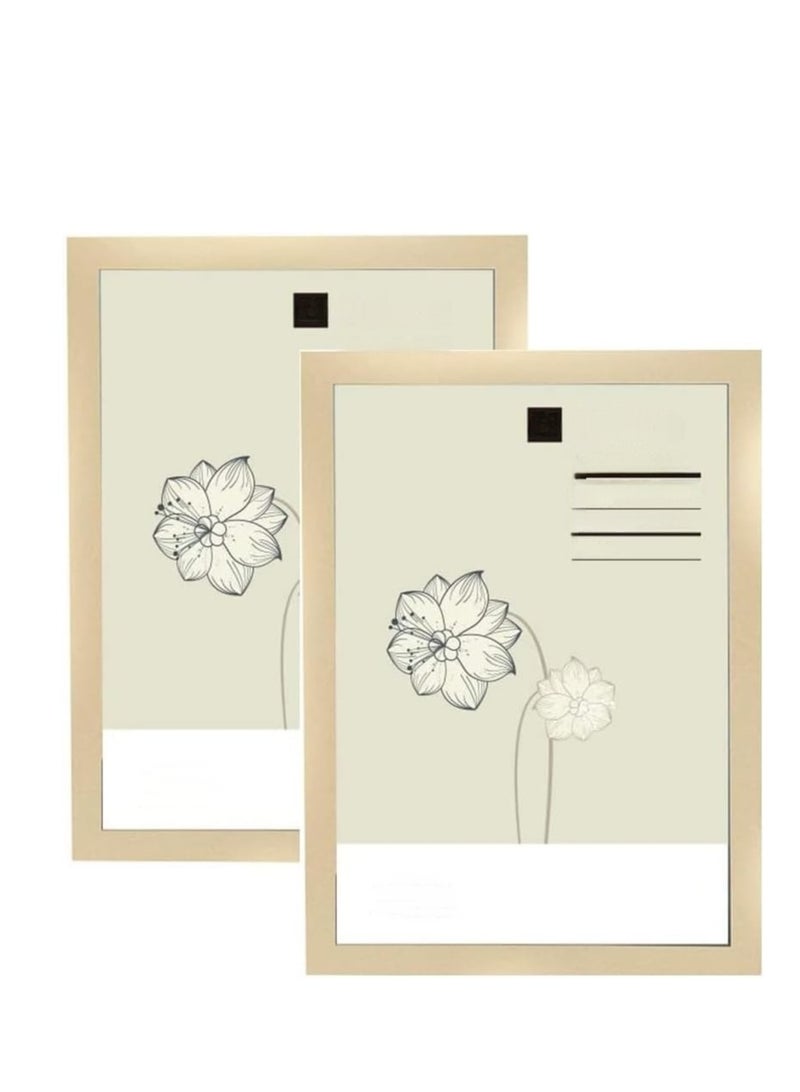 Eckek Wall Mount Sign Holder Self Adhesive Magnetic Display Frame Clear Document Frame for Office, Store, School, Home, Wall Picture Frame 2Pack - Image 2