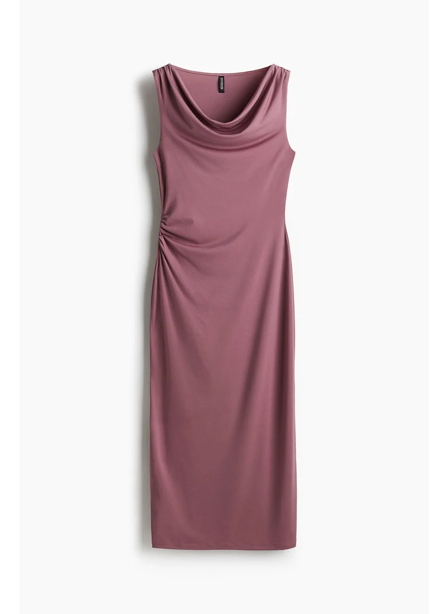 H&M Draped Midi Dress