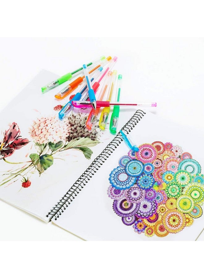 آين أرت أقلام جل لكتب التلوين للكبار، 30 لونًا من أقلام الجل الملونة مع 40% حبر إضافي للرسم، وتدوين الملاحظات، ولوازم الحرف المدرسية - Image 5