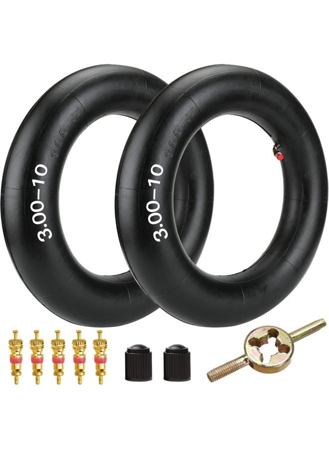FVRITO 2.75/3.00-10 3.00x10 2.50x10 80/100-10 Inner Tube for XR50 XR70 CRF50 CT70 EZ90 Cub Razor RSF650 Kawasaki KLX110 Suzuki DRZ110 50cc 70cc 90cc 110cc 125cc Dirt Pit Bike Scooter Moped - Image 1