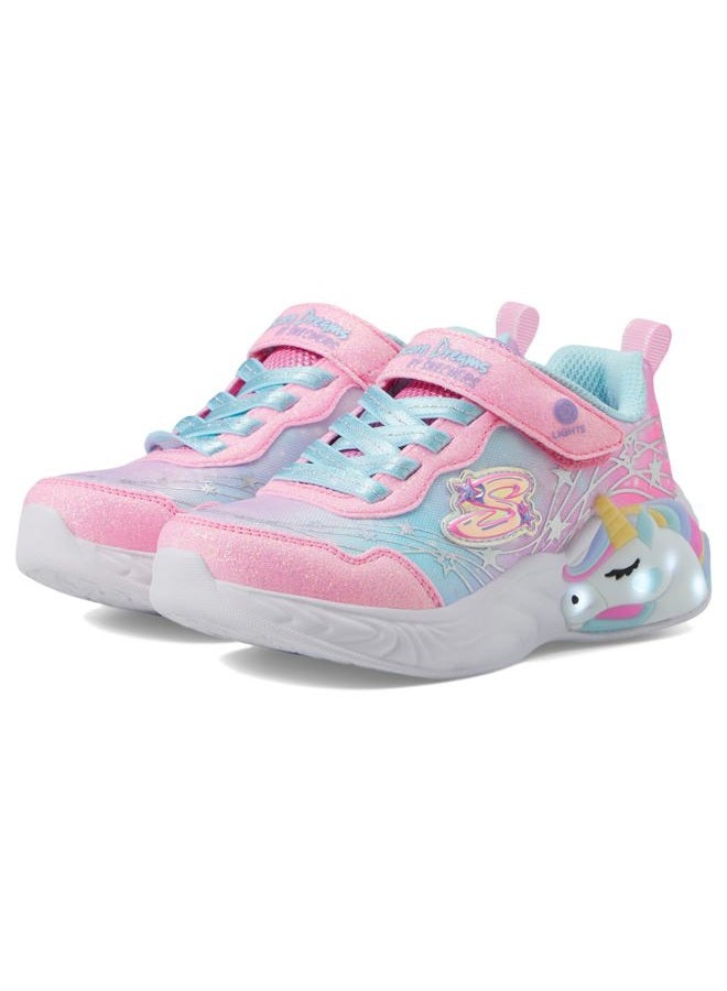 SKECHERS حذاء سنيكر أحلام اليونيكورن للأطفال - للجنسين، وردي/تركواز، 2 أطفال صغار - Image 2