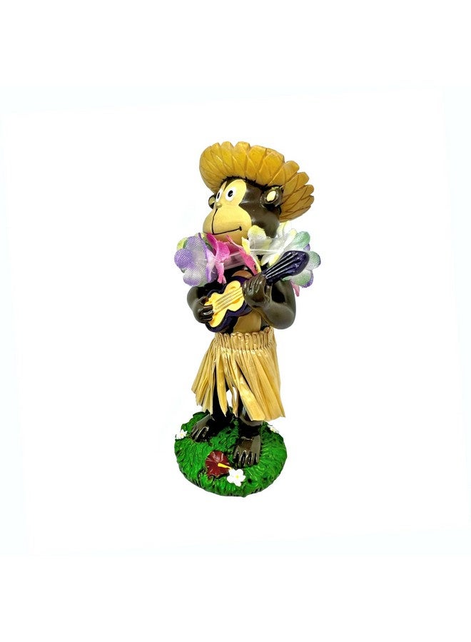 Zero Gravity Hawaii KC Hawaii Mini Hula Monkey 4 Inch Hawaiian Dashboard Dancing Hula Doll - Image 2