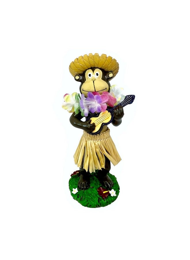 Zero Gravity Hawaii KC Hawaii Mini Hula Monkey 4 Inch Hawaiian Dashboard Dancing Hula Doll - Image 1