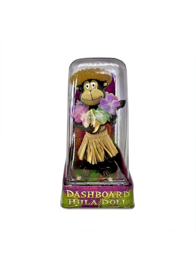 Zero Gravity Hawaii KC Hawaii Mini Hula Monkey 4 Inch Hawaiian Dashboard Dancing Hula Doll - Image 3