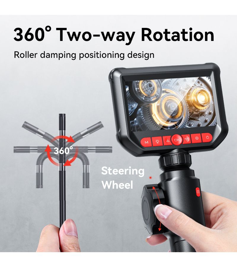 Plastic Compact HD Borescope 360 Rotatable For Hard To Reach Areas - Image 3
