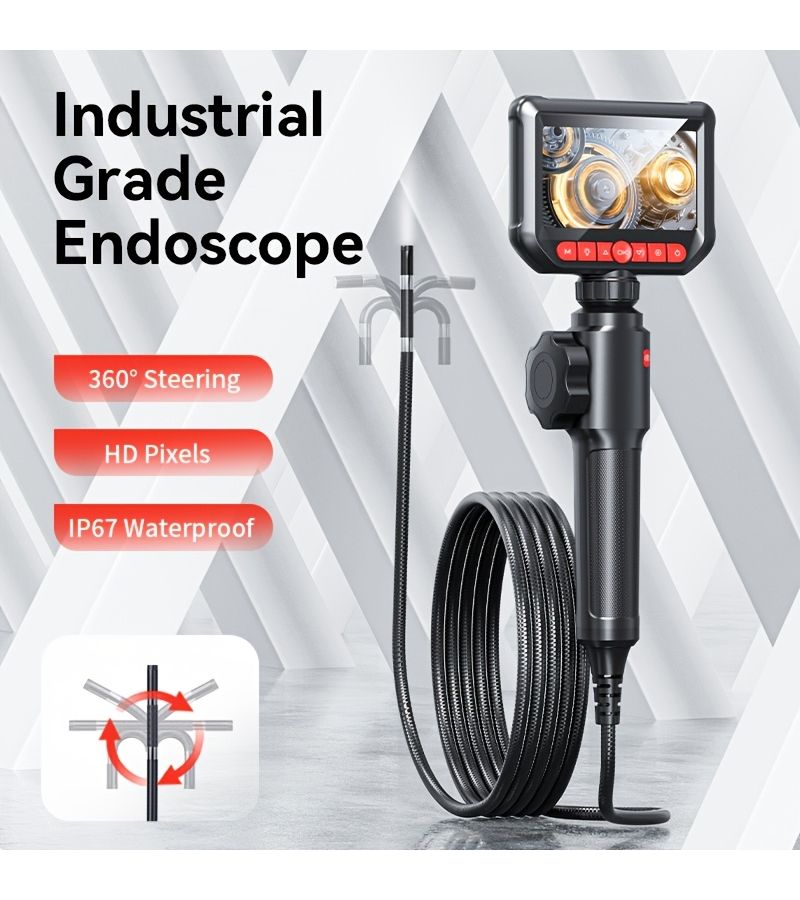 Plastic Compact HD Borescope 360 Rotatable For Hard To Reach Areas - Image 1