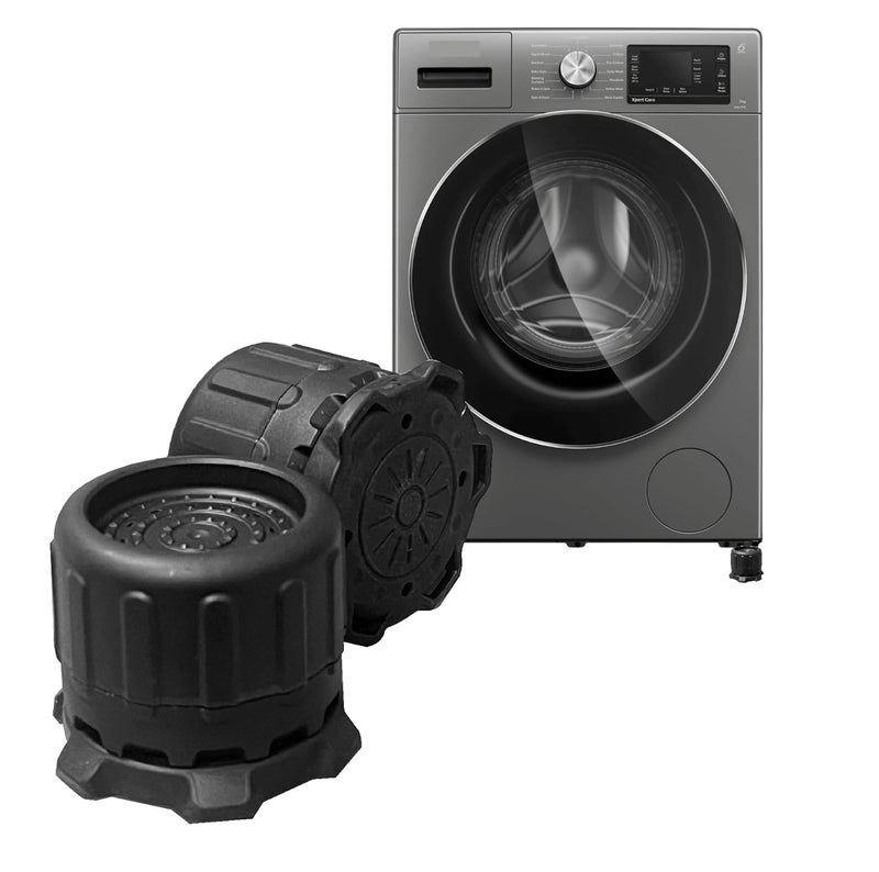 Gokich Gokich Anti Vibration Pads for Washing Machine Washing Machine Feet Pads Shock Absorber Noise Cancelling Washer Support Washing Machine Anti Vibration Pad Heightening Pads with Suction Design_6  - Image 2