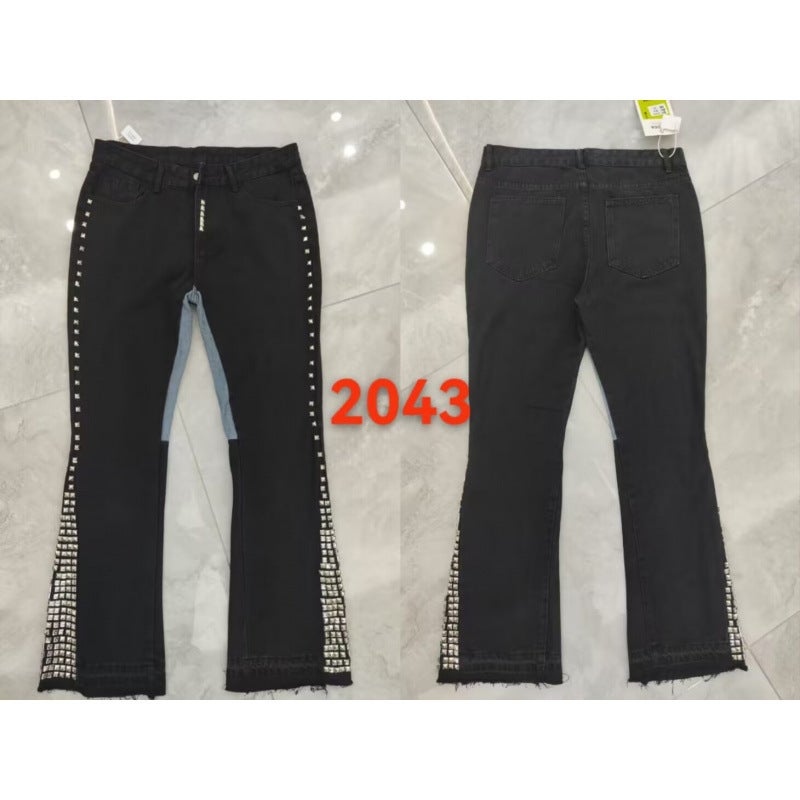 Unisex Casual Daily Denim Jeans - Image 1