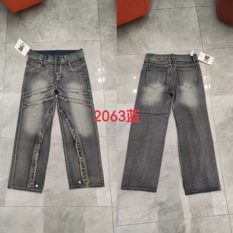 Unisex Casual Daily Denim Jeans - Image 2