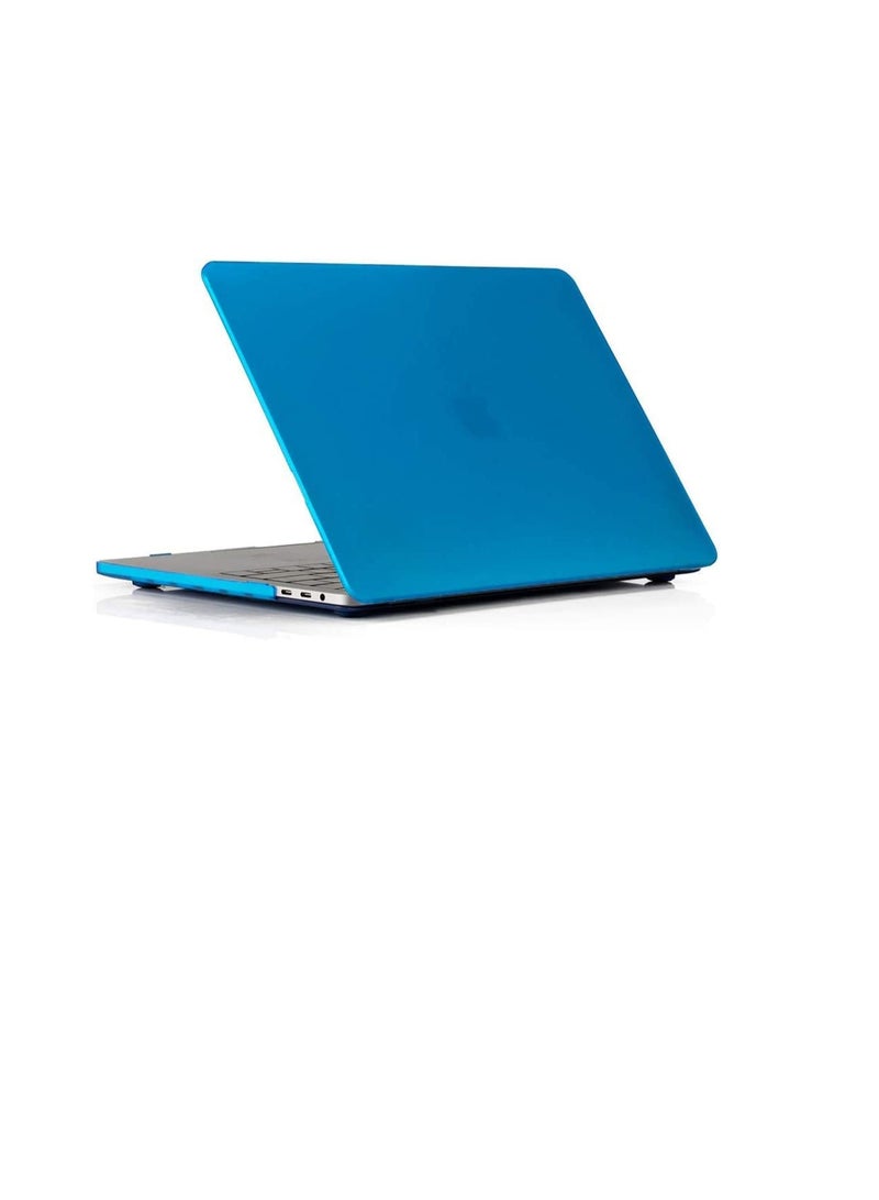 Compatible with MacBook Pro 13 inch 2019 2018 2017 2016 Release A2159 A1989 A1706 A1708 with,Without Touch Bar And Touch ID Plastic Hard Case Shell Cover (Light Blue) - Image 1