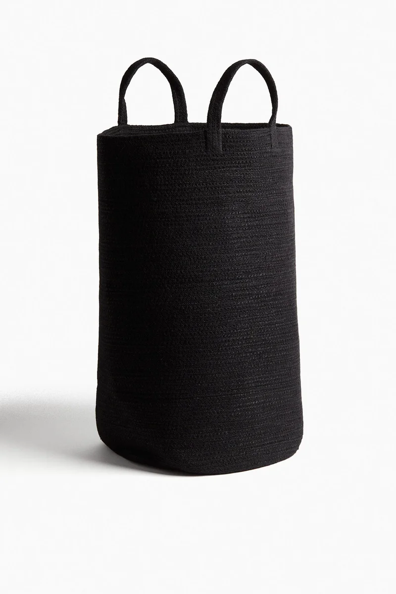 H&M Jute laundry bag