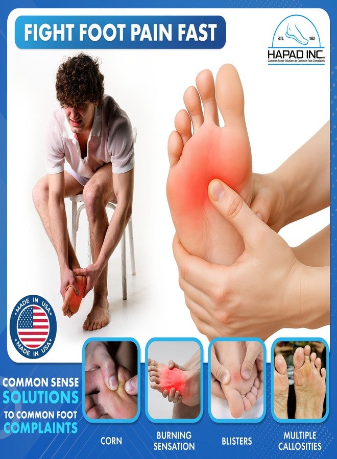 HAPAD Metatarsal Bars - Metatarsal Foot Pads for Women & Men, Small (Pack of 1) - Supportive, Breathable, Comfortable, Ball of Foot Pad for Shoes & Heels - Cushions for Metatarsalgia, Small Arch - Image 2