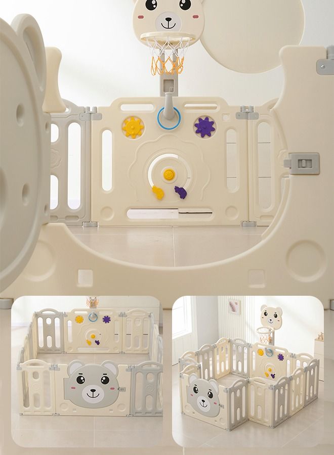 JSAITOYS Children Play Yard Portable Safety Fence Kids Removable Animal Playpens Baby Playpens For Home - Image 2