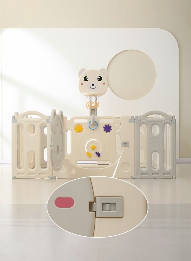 JSAITOYS Children Play Yard Portable Safety Fence Kids Removable Animal Playpens Baby Playpens For Home - Image 4