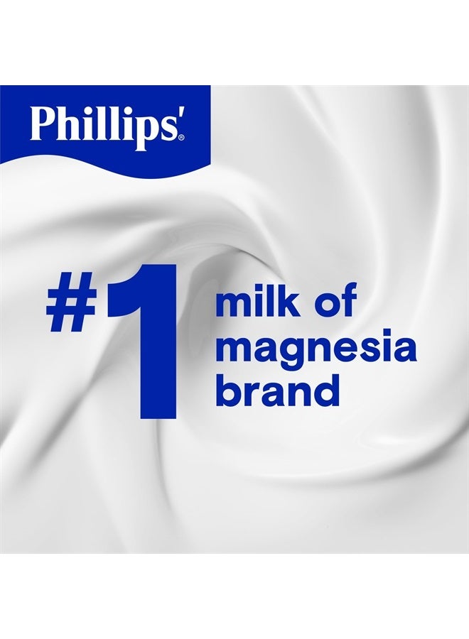 Phillips' ملين سائل من حليب المغنيسيا، بنكهة الكرز البري، 12 أونصة، منشط ومزيل للتشنجات للإمساك العرضي، العلامة التجارية رقم 1 لحليب المغنيسيا - Image 5
