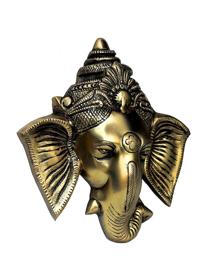 StonKraft Religious, figures themed Brass Ganesh Ganesha Door Hanging - Golden, Standard - Image 3