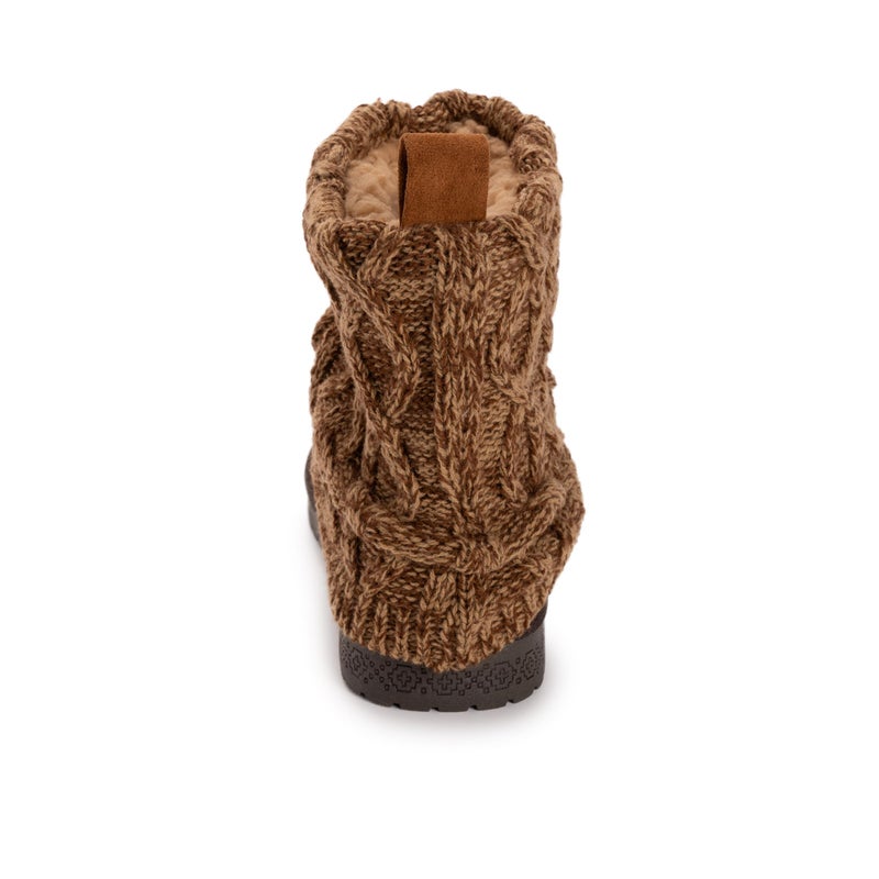 MUK LUKS Women's Laurel Boot, Brown, 6W - Image 4
