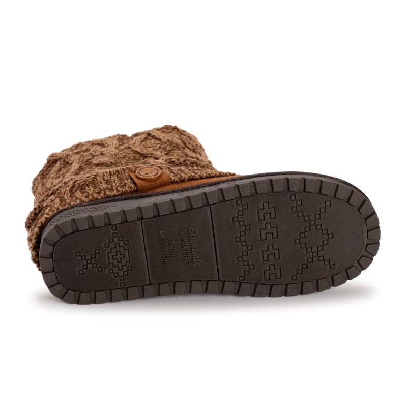 MUK LUKS Women's Laurel Boot, Brown, 6W - Image 2