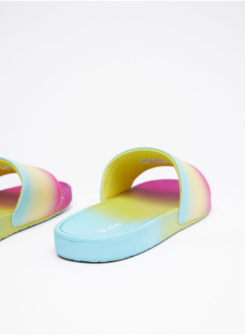 POLO RALPH LAUREN - Boys Cayson Slides - Image 1