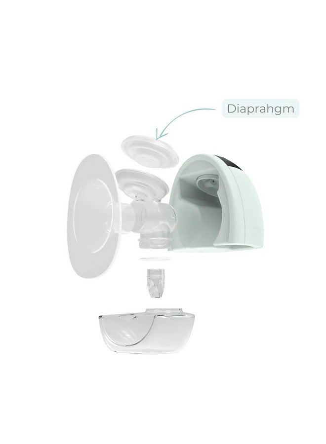 Zomee Fit Breast Shield Replacement Kit, Breast Shield Body, Diaphragm, Duckbill Valve and 6 oz, Portable Milk Bottle Storage Container (Pump Not Included) (Fit Diaphragm Set, 1, Count) - Image 2