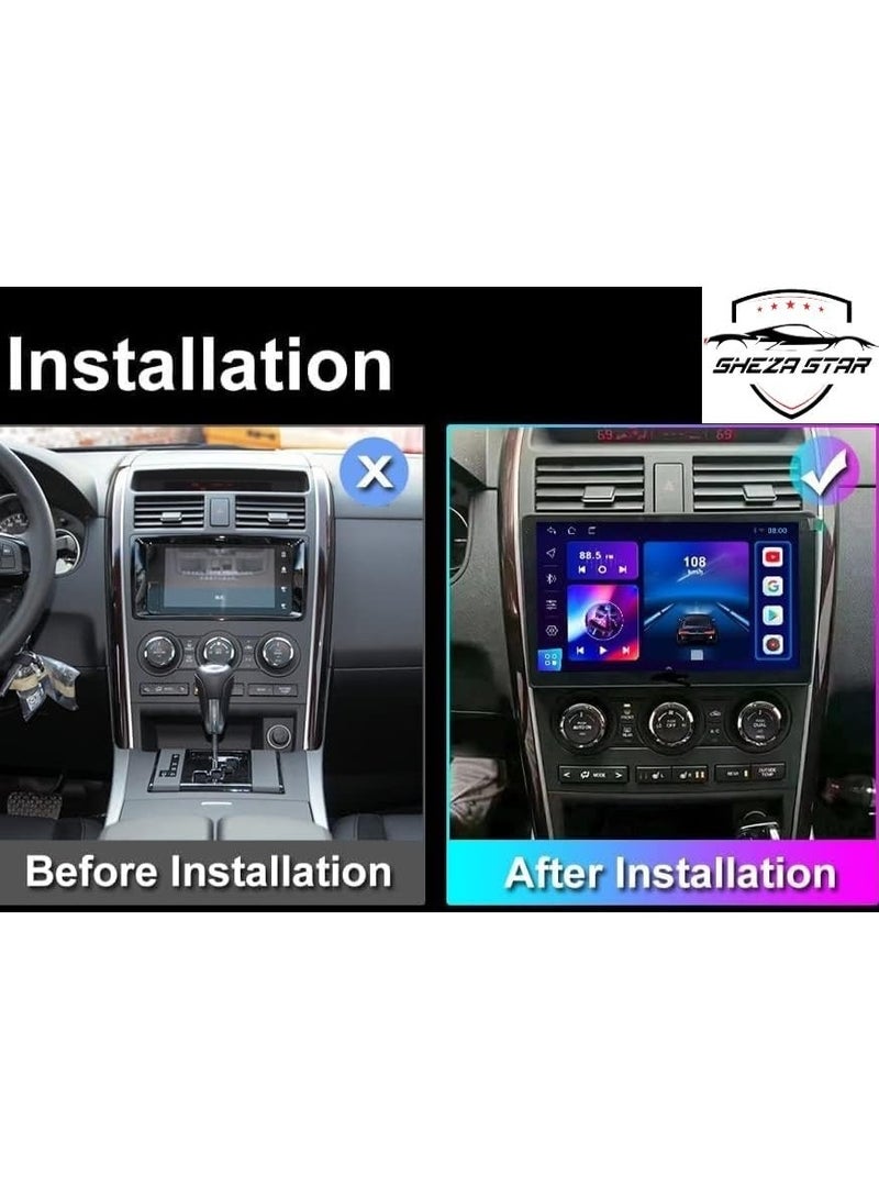 SHEZA STAR Android Car Stereo for Mazda CX-9 2006-2016 1GB RAM 32GB ROM M-Link Wi-Fi BT, Radio GPS, 10 Inch IPS Touch Screen with AHD Camera Included - Image 2