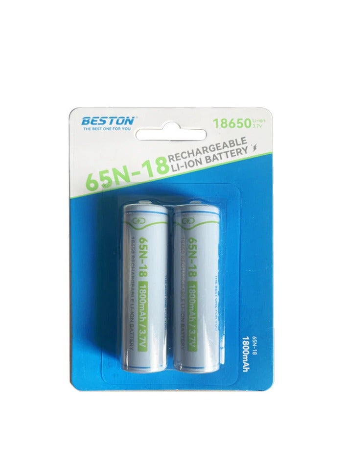 BESTON 65N-18 Rechargeable Lithium-Ion Batteries – 18650 3.7V Batteries for Electronic Devices  - Image 3