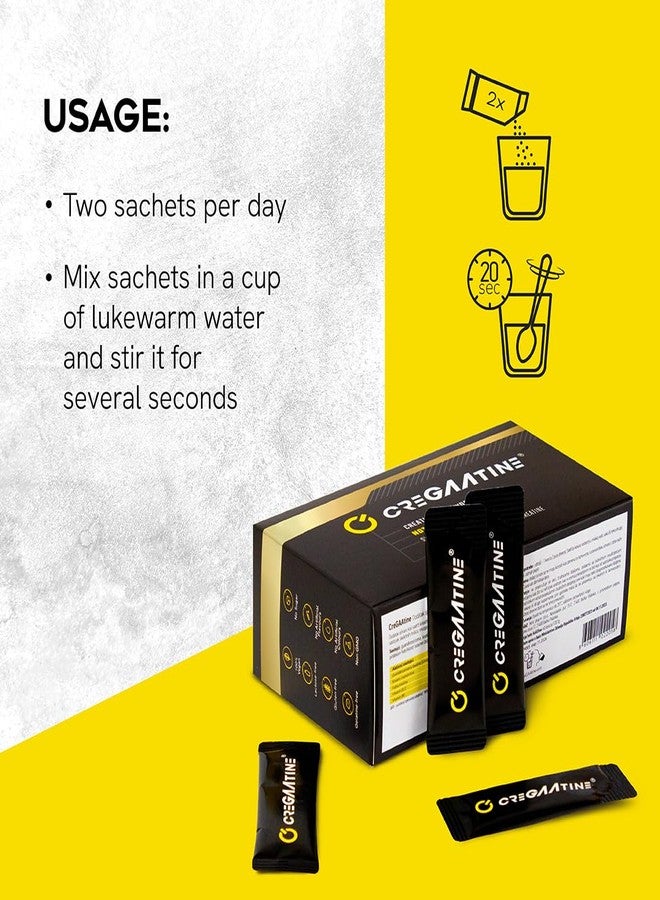 CreGAAtine Micronized Creatine Monohydrate + GAA | Increase Strength, No Water Retention | Boosts Memory & Focus | Single-Serve Packets | 60 Sachets, 30 Servings | (Sachets, Unflavored) - Image 4