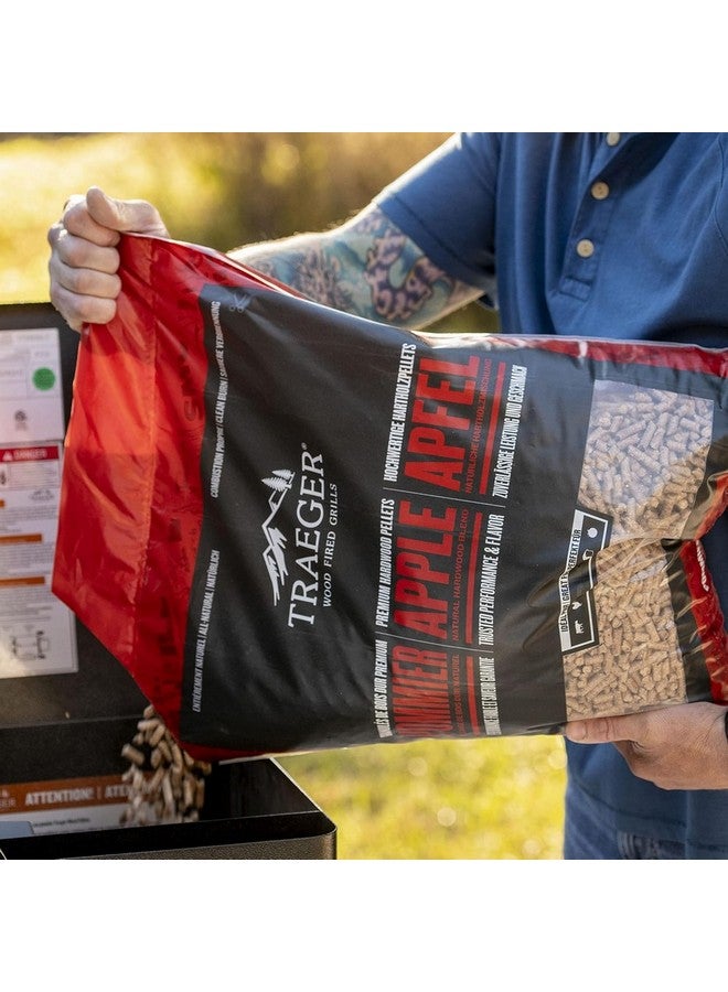 TRAEGER Premium Natural Hardwood Blend Apple Wood Pellets Brown 9 kg PEL343 - Image 4