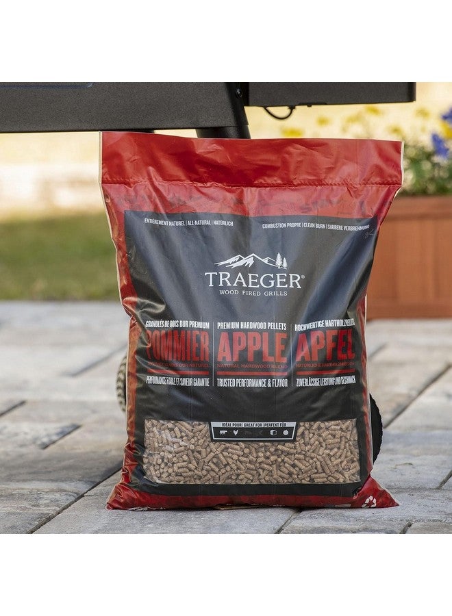 TRAEGER Premium Natural Hardwood Blend Apple Wood Pellets Brown 9 kg PEL343 - Image 3