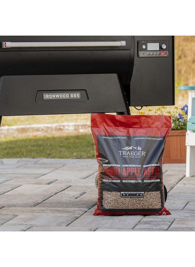 TRAEGER Premium Natural Hardwood Blend Apple Wood Pellets Brown 9 kg PEL343 - Image 5