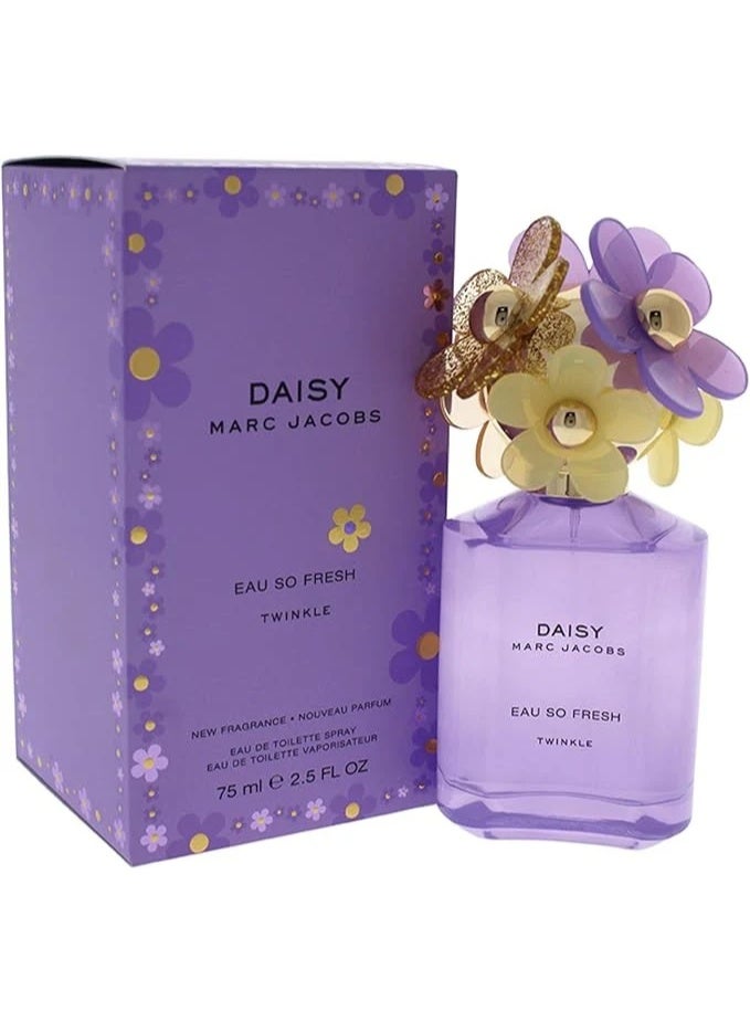 Marc Jacobs Daisy Eau So Fresh Twinkle Eau De Toilette 75Ml 2.5 Fl Oz Spray - Image 1