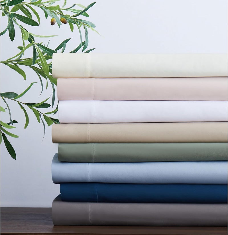 CANNON Solid White King 3 Piece Duvet Cover Set - Image 2