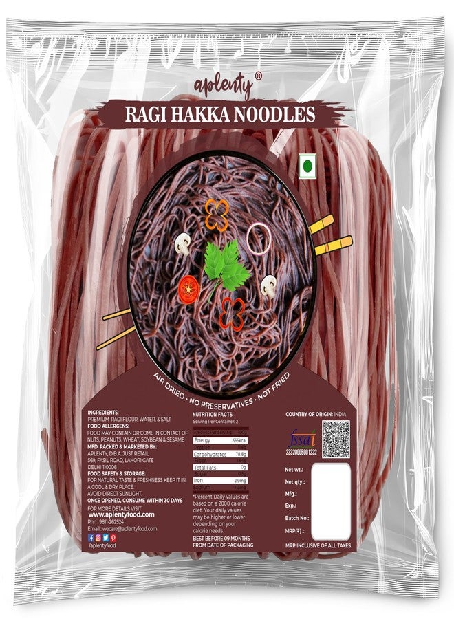 Aplenty Ragi Hakka Noodles | Veg Chowmein Masala Maggie | Chowmin | Long Slurpy | Plain Chopsuey | No Preservatives (400g, Ragi & Mix Millet Noodles) - Image 4