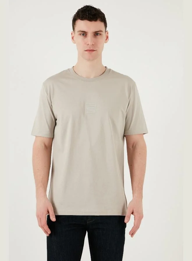 Buratti  Buratti Cotton Regular Fit Crew Neck T Shirt Men's T-Shirt 5902948 for Men | Best Price UAE