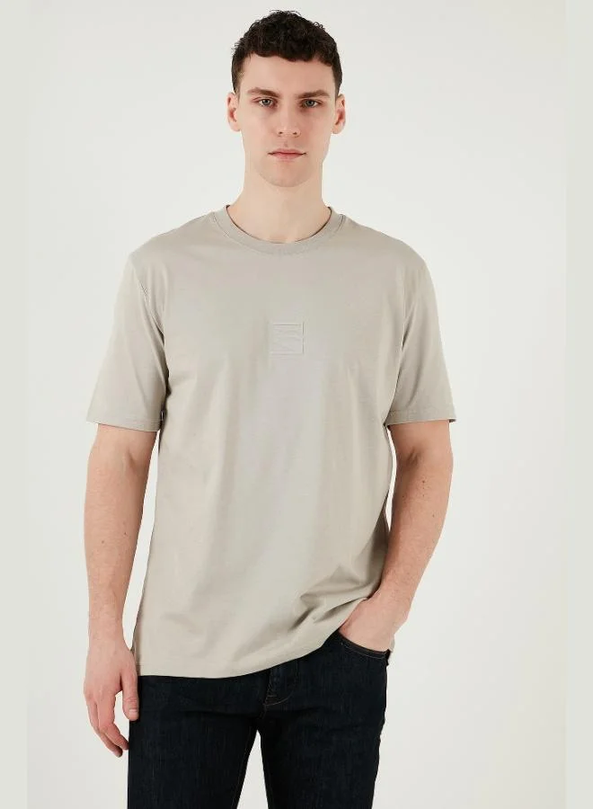 Buratti  Buratti Cotton Regular Fit Crew Neck T Shirt Men's T-Shirt 5902948 for Men | Best Price UAE