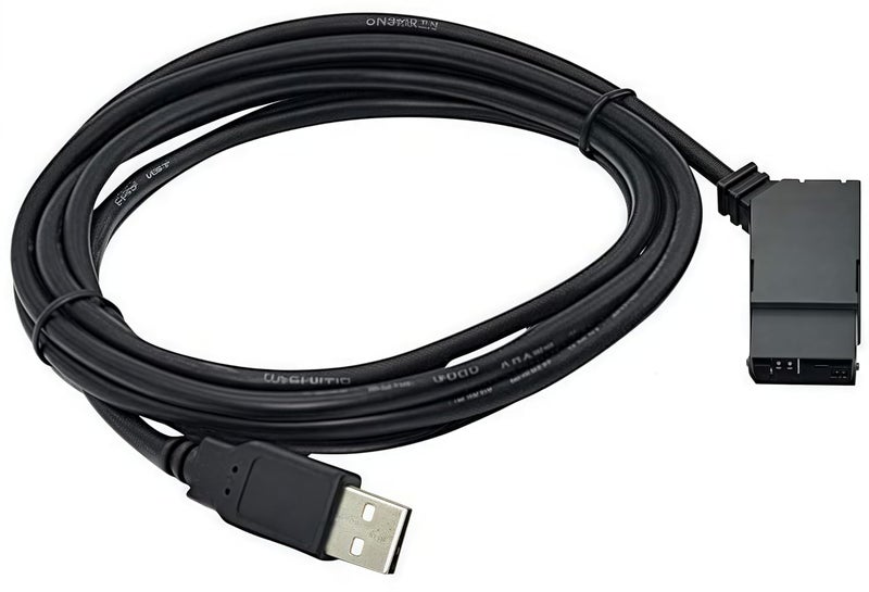 واشنجلي كابل برمجة USB من نوع PLC لسلسلة Siemens Logo!، واجهة معزولة، بديل لـ 6ED1057-1AA01-0BA0. (8 أقدام / 2.5 متر) - Image 1