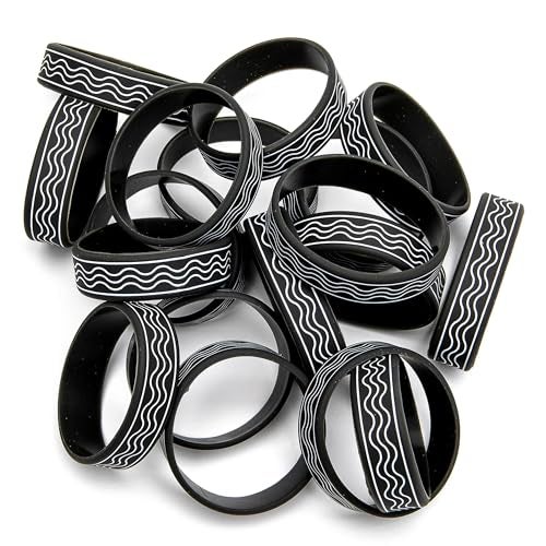 Stellar Factory Card Bands 25-Pack | Silicone Elastic Card Organizer | Holds 50+ Cards | Board Game Storage & Travel - Image 1