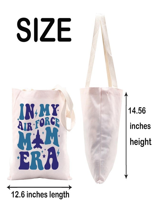 JXGZSO Proud Air Force Mom Shopping Bag In My Air Force Mom Era Tote Bag Air Force Mom Gift Military Mom Gift (Force Mom Era Tote) - Image 2
