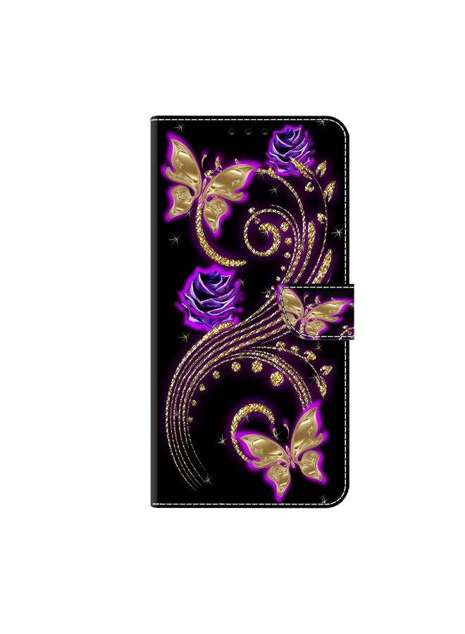 اس-توب جراب لهاتف Samsung Galaxy A54 5G جراب هاتف جلدي كريستالي ثلاثي الأبعاد مقاوم للصدمات - Image 2