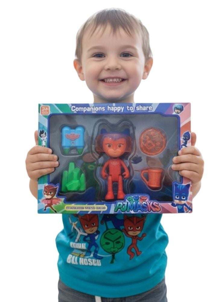 Premium PJ Masks Catboy Mini Playset – Action Figure with Accessories, Blue Costume Hero Toy, Creative Play for Kids 3+ - Image 2