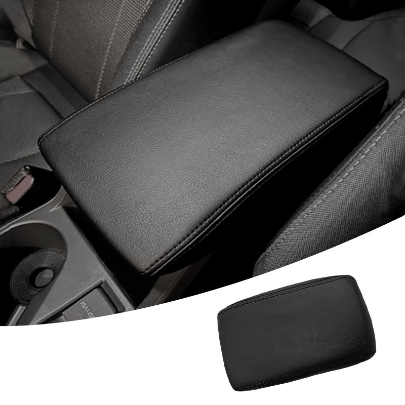 ciizssria Center Console Armrest Cover for Subaru Crosstrek Accessories 2025 2024 2026 for Impreza 2024 2025 Arm Rest Box Lid Protection Armrest Seat Leather InteriorMiddle ConsoleBlack Stitches - Image 2