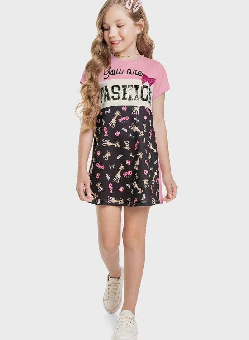 Quimby Kids Color Block Dress